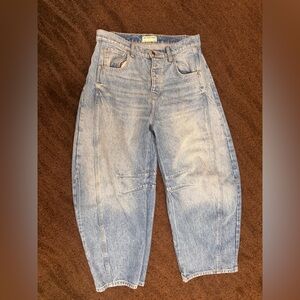 We The Free Barrel Light Wash Denim Jeans